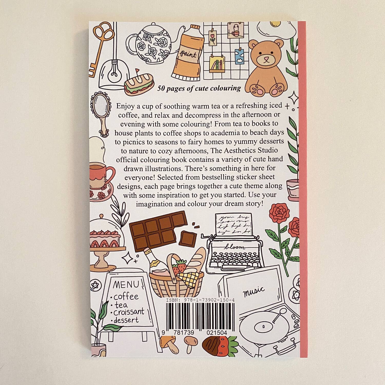 The Aesthetics Studio – wholesale Colouring book – Adult – The Aesthetics Studio Colouring Book1