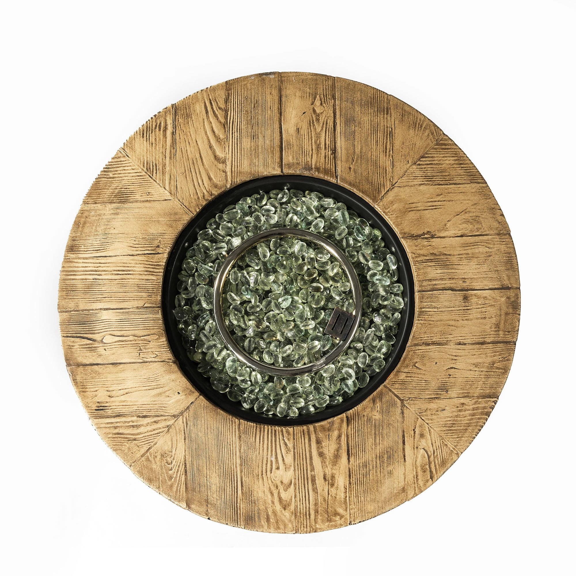 Orange County Decor - Wholesale Fire Pit - 30Inch Round Fire Pit Table Propane Fire Table With Lava Rocks Black Steel6