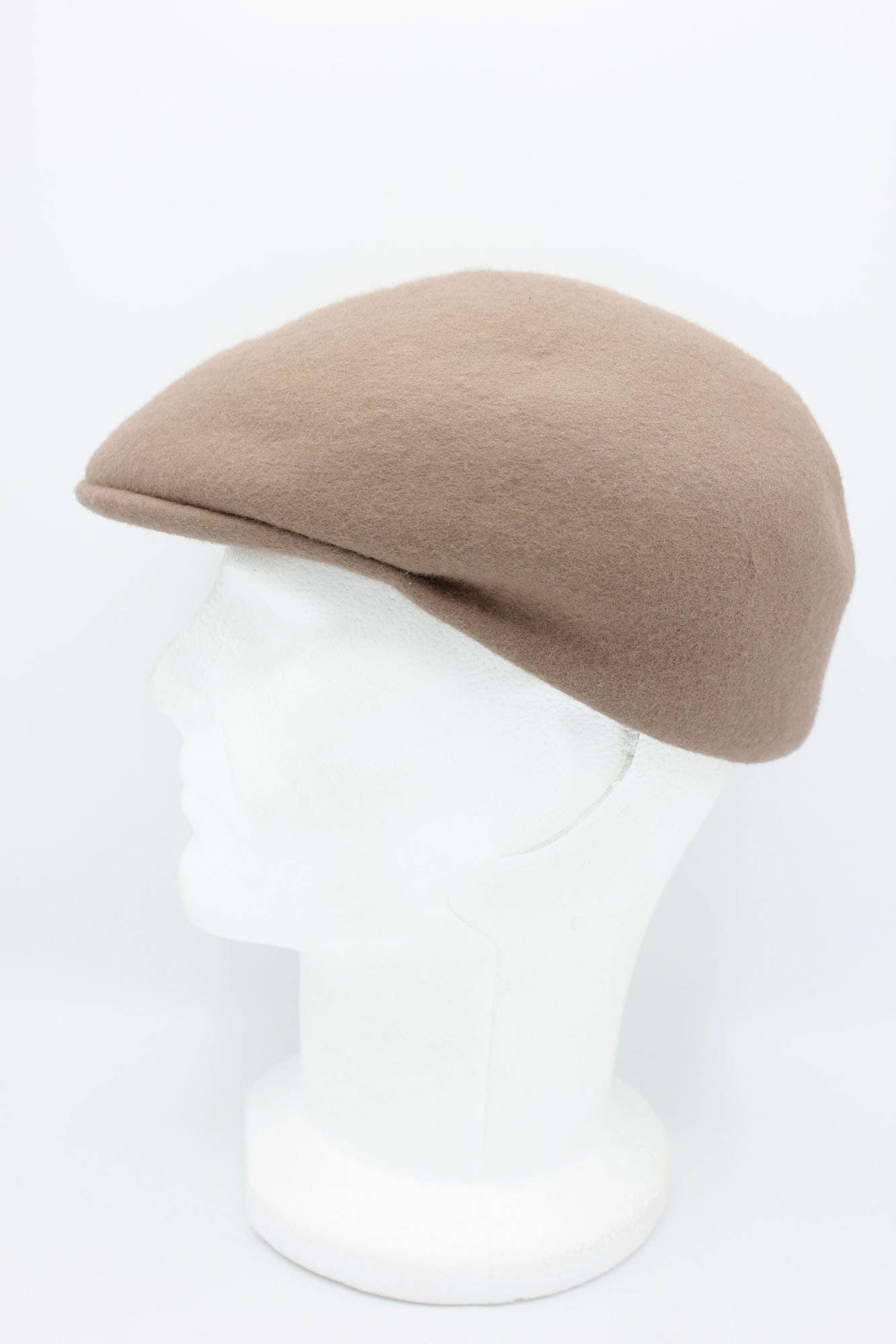 Hologramme Paris – Engroshandel Newsboy/schoolboy hat - Unisex – Klassisk italiensk ensfarvet uldhue med kuppelform39
