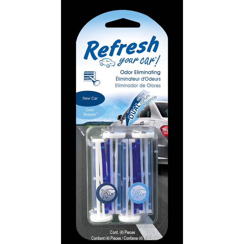 Everyday Supply Co - Wholesale Car Freshener - Unisex - Car Vent Clip - New Car/Cool Breeze Scent, 0.7 oz Solid0