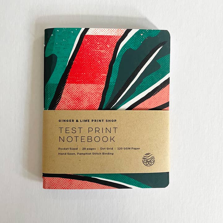 Ginger & Lime Print Shop LLC - Wholesale Notebook - Test Print Pocket Notebook