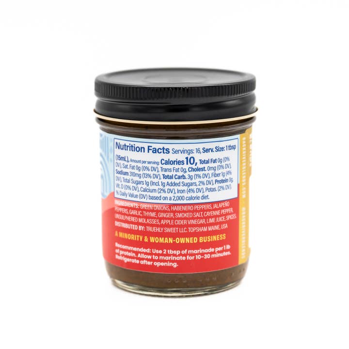 Backriver Blends – wholesale Marinad – Original Jamaicansk Jerk Marinad - 8 oz, 212 ml, Glasburk
