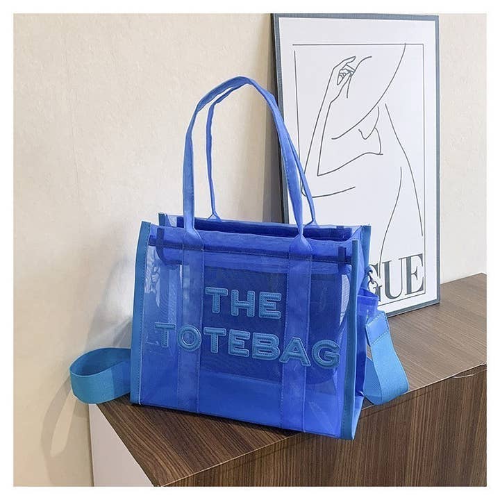 Bestto - Wholesale Tote bag – Women's - MESH NYLON FABRIC THE TOTE BAG LARGE CROSSBODY8