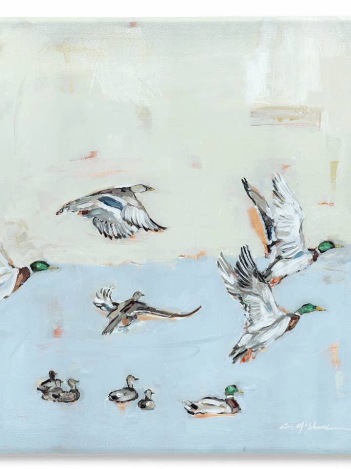 "Taking Off" canvas print for wholesale by Chelsea McShane Art