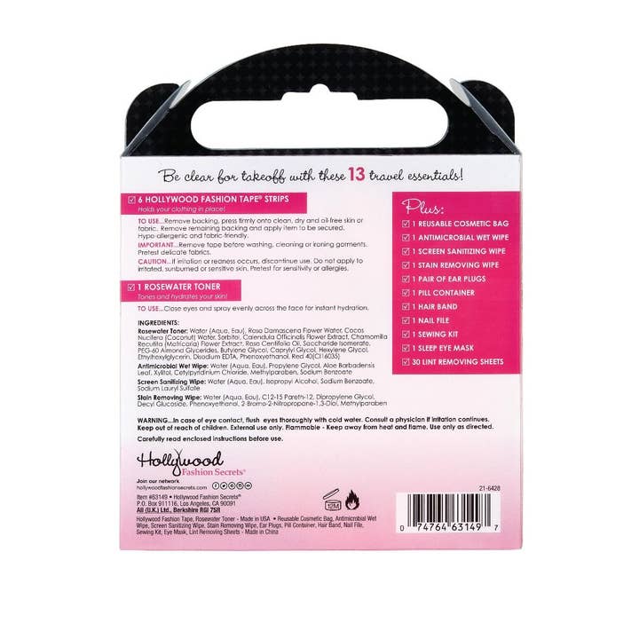 Ardell, Gigi and Hollywood Fashion Secrets - Wholesale Travel Set - Travelette - 13 Travel Essentials1