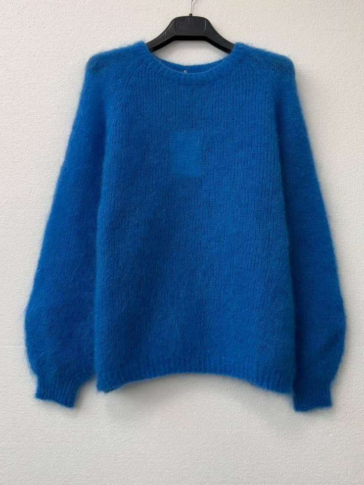 NOELINE - Wholesale Knitted jumper – Women′s - 80% kid mohair sweater 301220