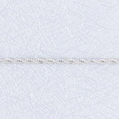 Rope chain anklet in silver, 2.5 mm wide, 9.5 inch for wholesale by S&A Fashions