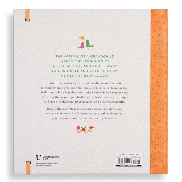 Hachette Book Group - Wholesale Memory Book - Kids & Baby - A Grandparent's Keepsake Album: My Grandchild’s First Years1