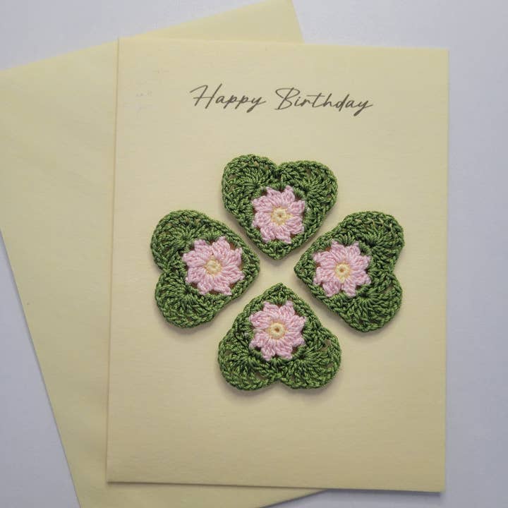 Personalised Clover X Daisy Greeting Card for wholesale by J.Crafter