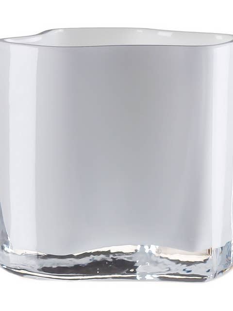 Vaso moderno dal design ispirato a corallo e Aalto, modello COR13WH per la vendita all'ingrosso da parte di Element Accessories EU