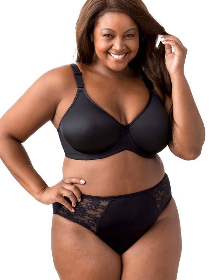 Smooth Curves Underwire 2411 Svart för wholesale av Elila