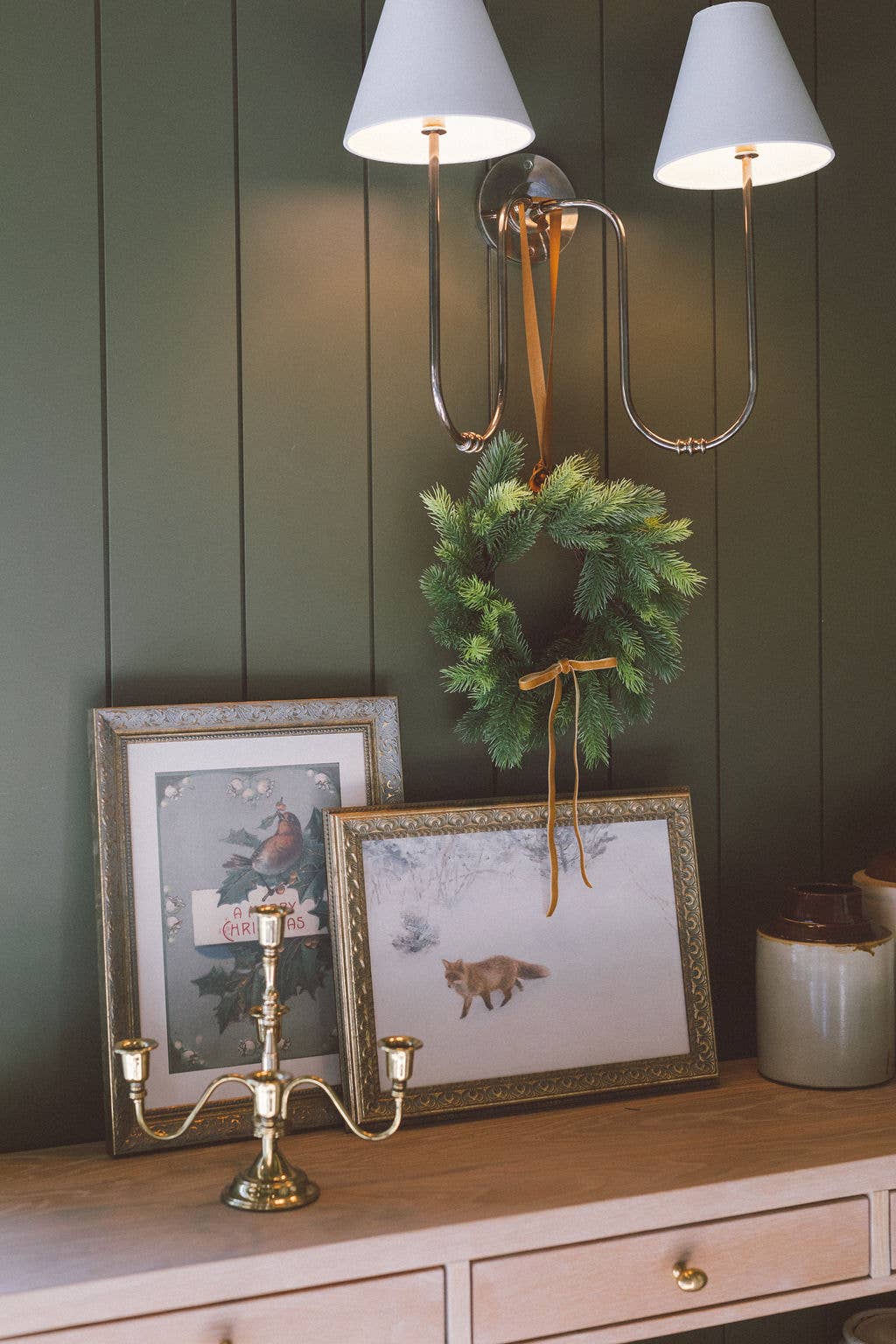 Petal Lane Home - Wholesale Art Print - Fox In Winter Framed Antique Art5