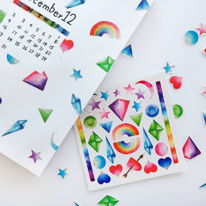 PAPERSELF - Wholesale Temporary tattoo - Rainbows Temporary Tattoos Stickers6