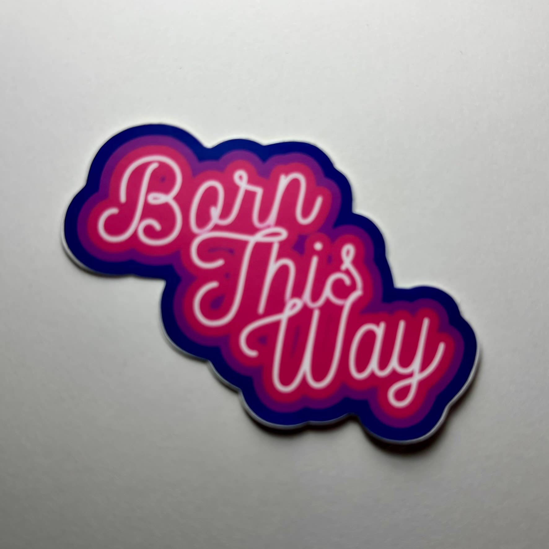 Own Your Pride - Wholesale Sticker - Born This Way Bisexual1