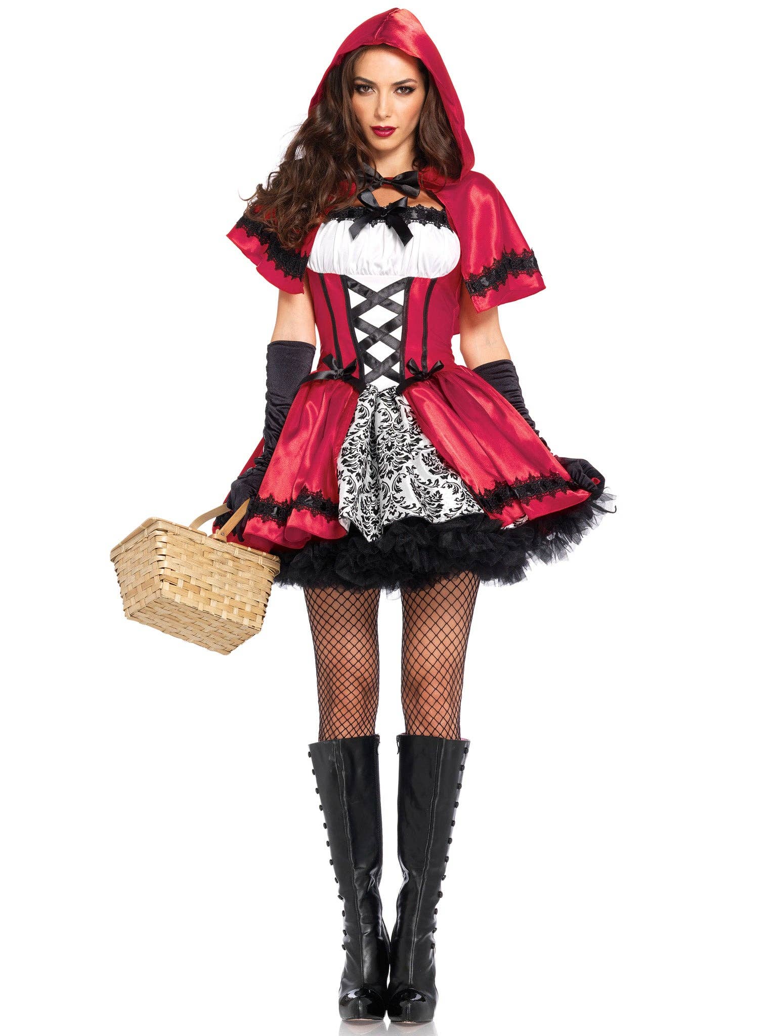 Gothic Red Riding Hood Costume for wholesale on Faire2