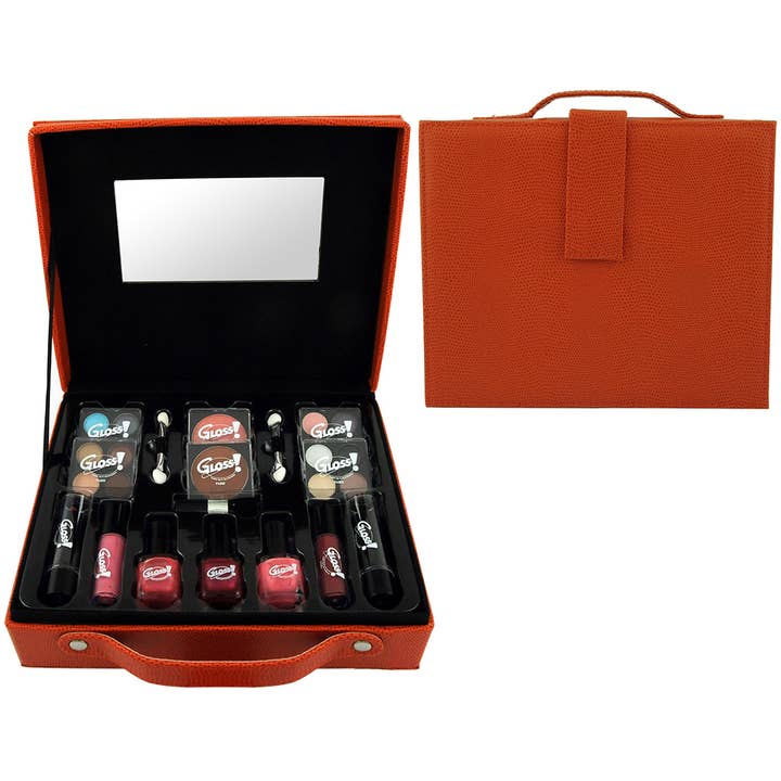 Fashion Week Orange Makeup Case - 27Pcs for wholesale by UBM