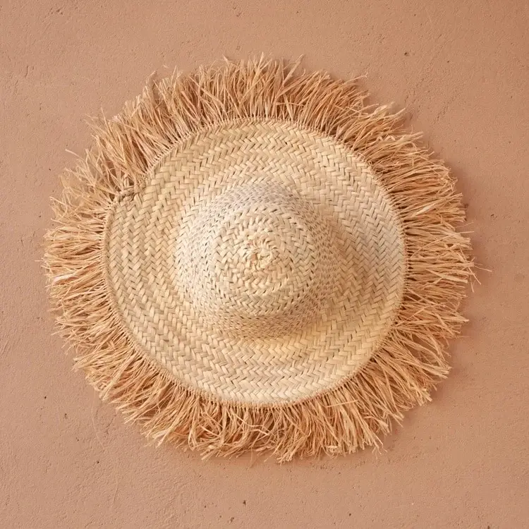 DarKech - Vendita all'ingrosso Cappello di paglia - Donna - cappelli da sole da donna, cappello da spiaggia, cappello estivo 20247