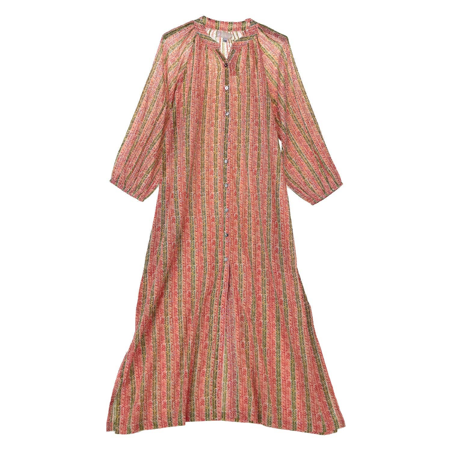 ABRACOLORS - Wholesale Dress - Women's - Herringbone puffed dress1