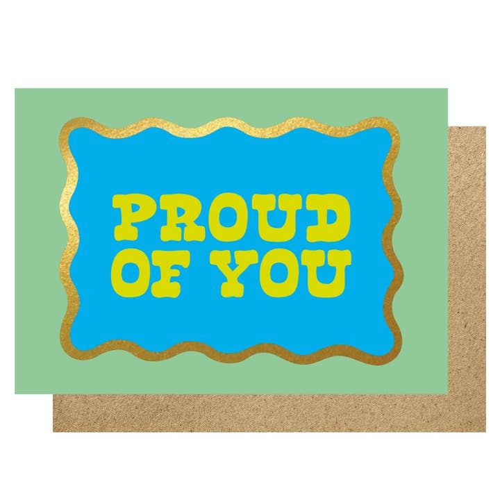 Proud of you card for wholesale by Lucky Ink