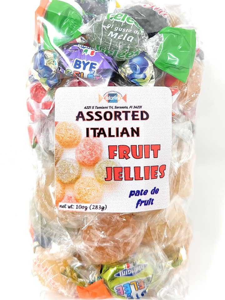Mélange de gelées de fruits assortis, sac de 10 oz pour la vente par Dulcefina Chocolate and Sweets