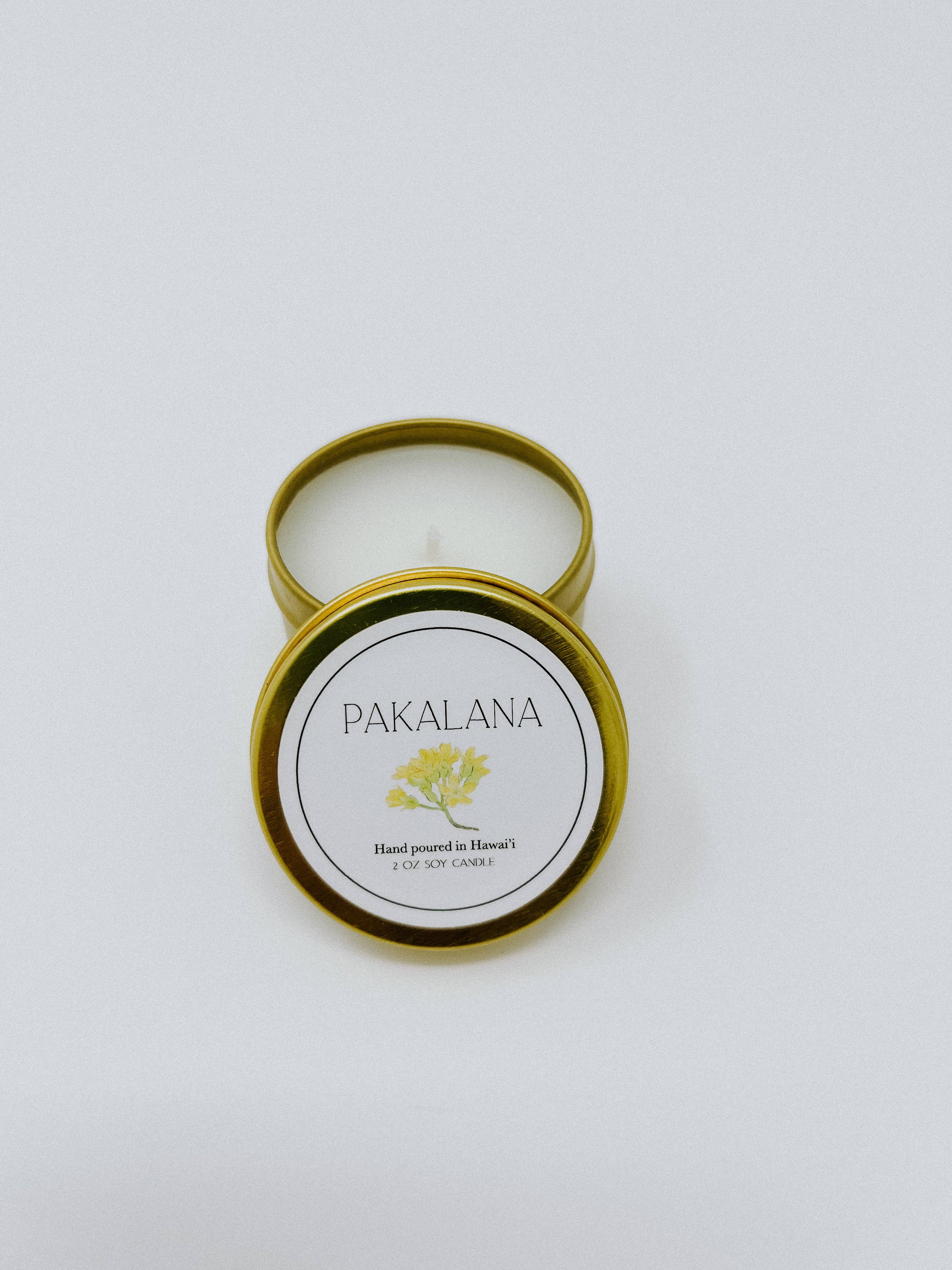 Jules and Gem Hawaii - Wholesale Travel Candles - Pakalana 2 oz Candle2