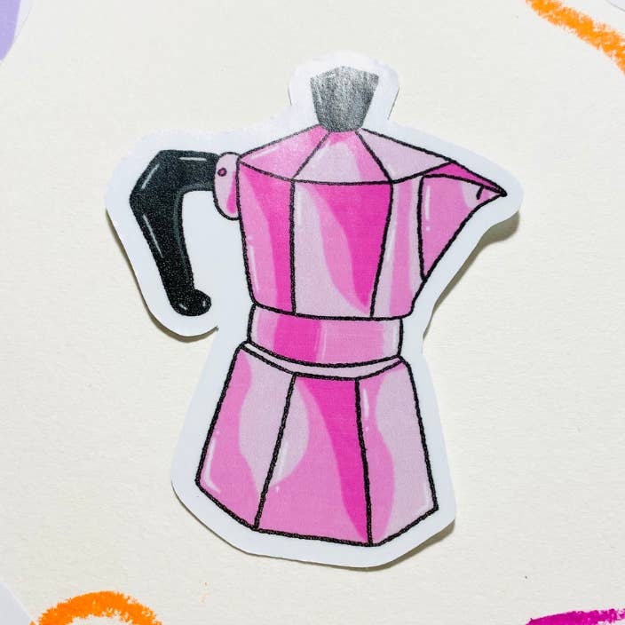 Get Stoked - Vente Autocollant - Autocollant pour cafetière expresso italienne0
