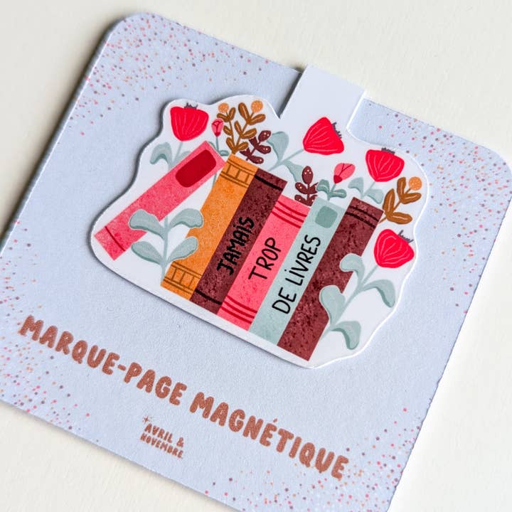 Avril & Novembre – wholesale Bokmärke – Magnetiskt Bokmärke - Aldrig för många böcker6