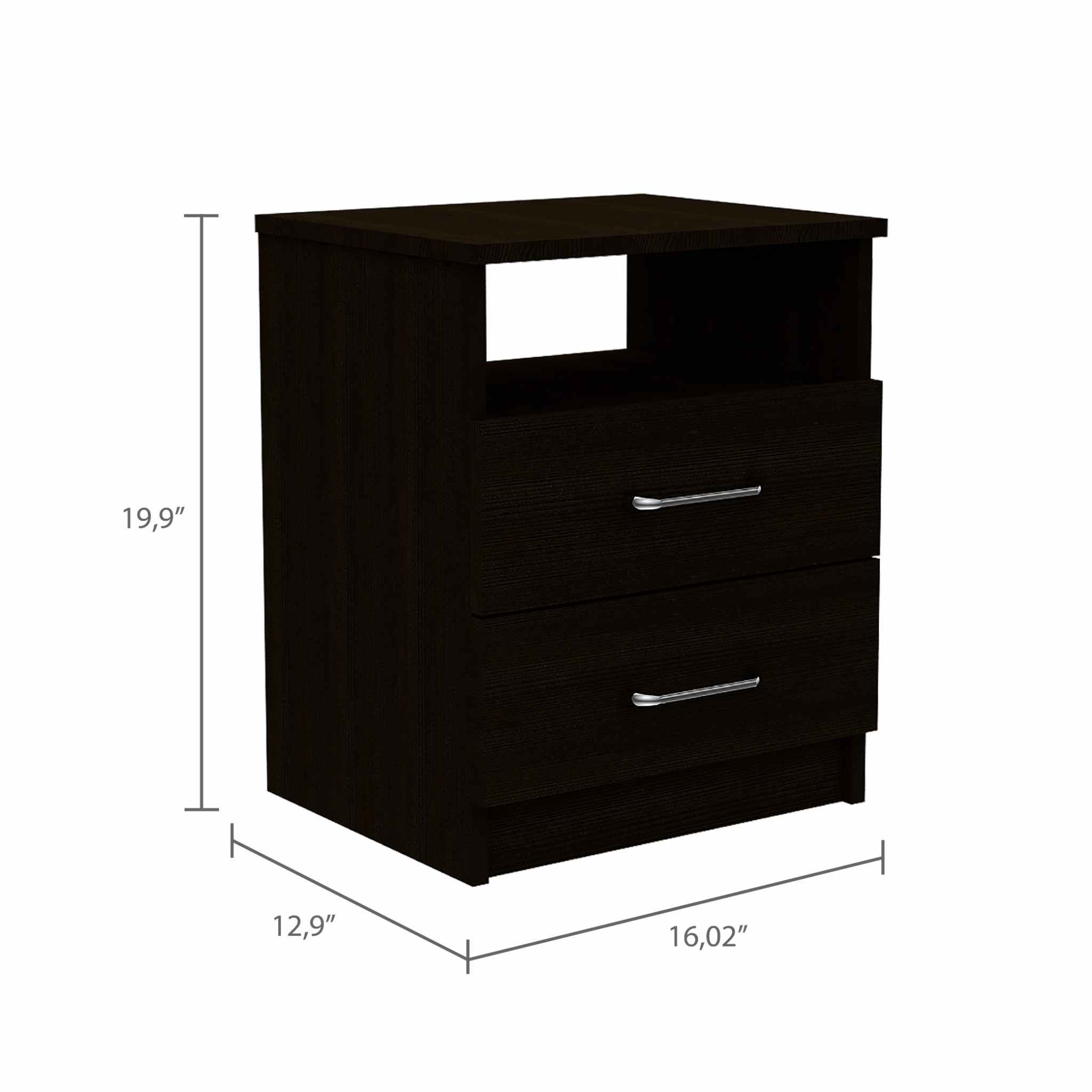 Depot E-Shop - Wholesale Bedroom Furniture - Salento Nightstand, 2 Drawers2