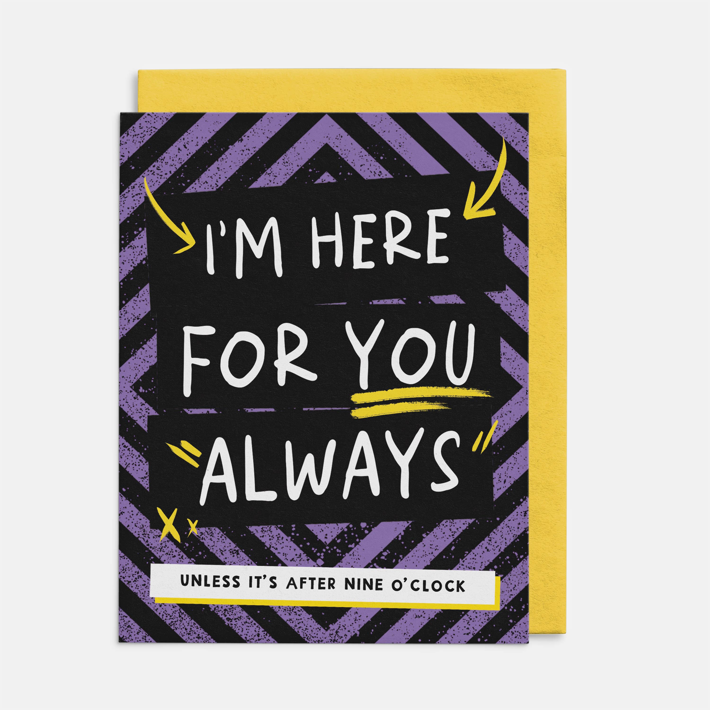 Rock'N Paper - Wholesale Friendship Card - I'm Here For You Always Greeting Card1