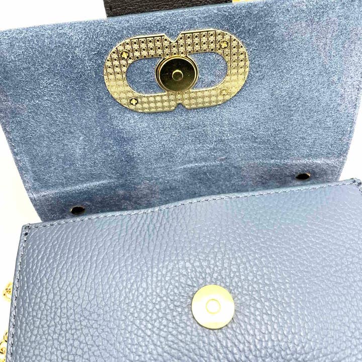 Suie Valentini srl – Großhandel Schultertasche – Damen – Echte Leder-Umhängetasche, MINI-Größe, Made in Italy, Art. 11241321