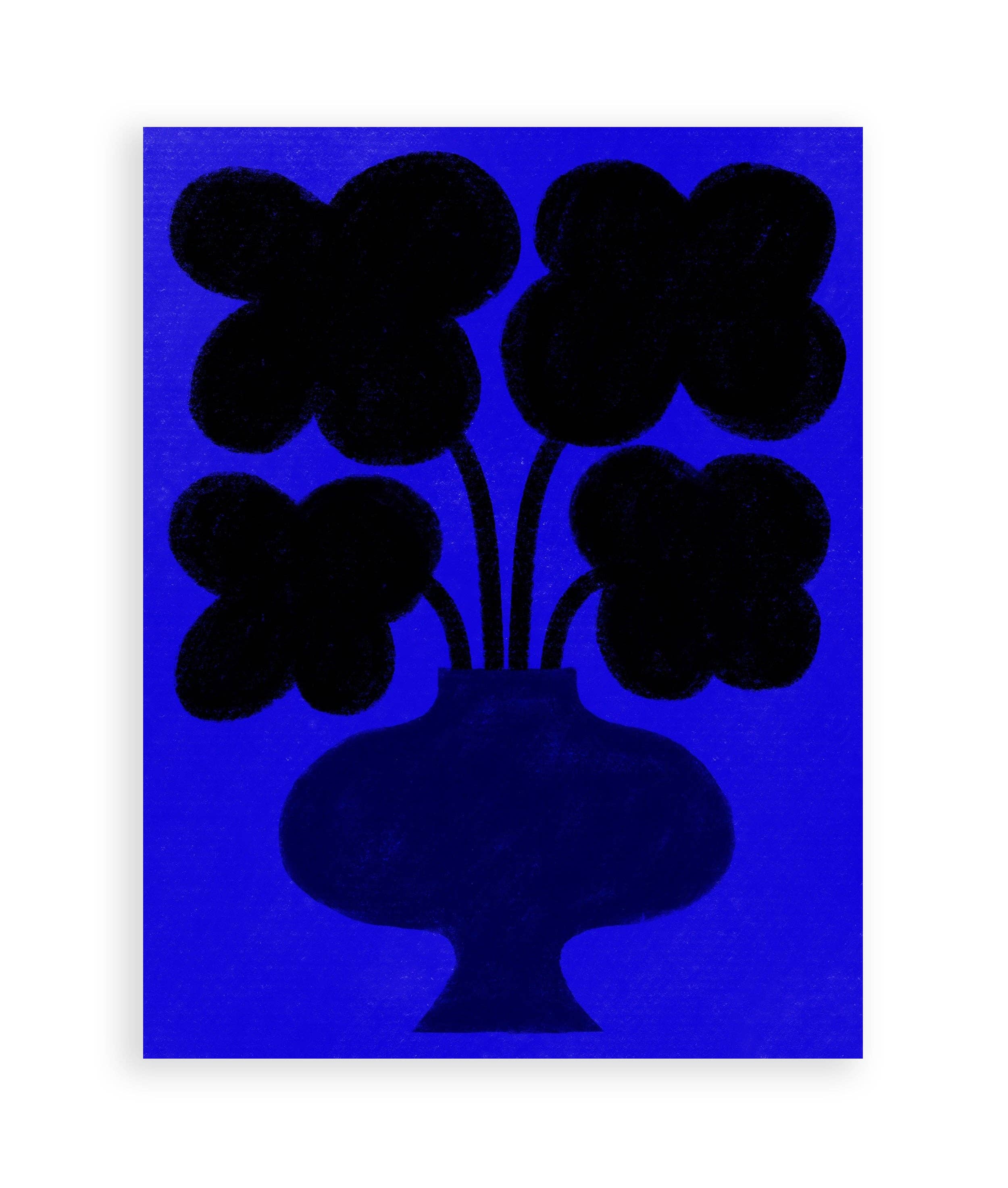 Allison Poplett - Wholesale Art Print - Black and Blue Art Print2