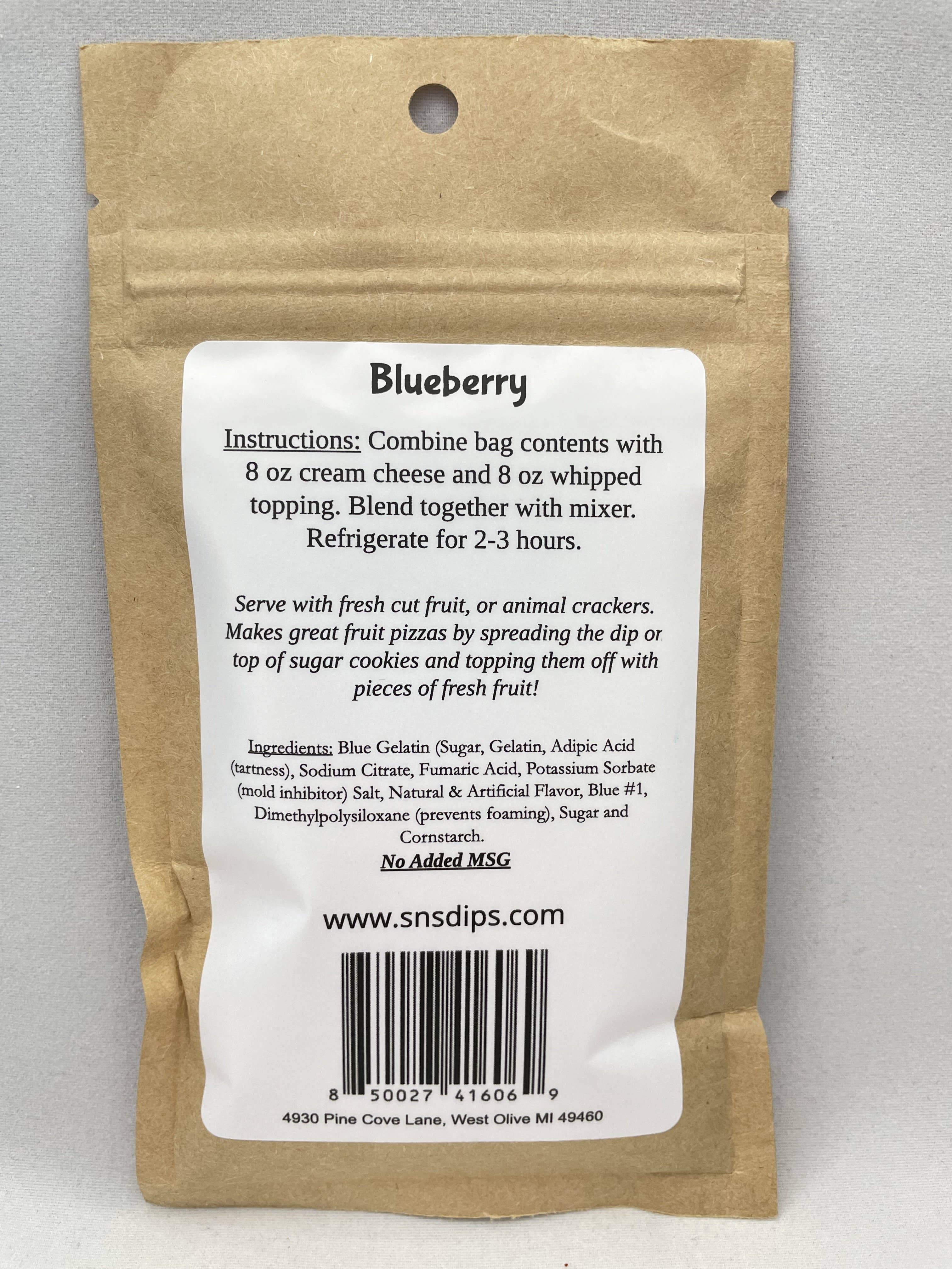 SnS Dips - Wholesale Dip - Blueberry Dip Mix1