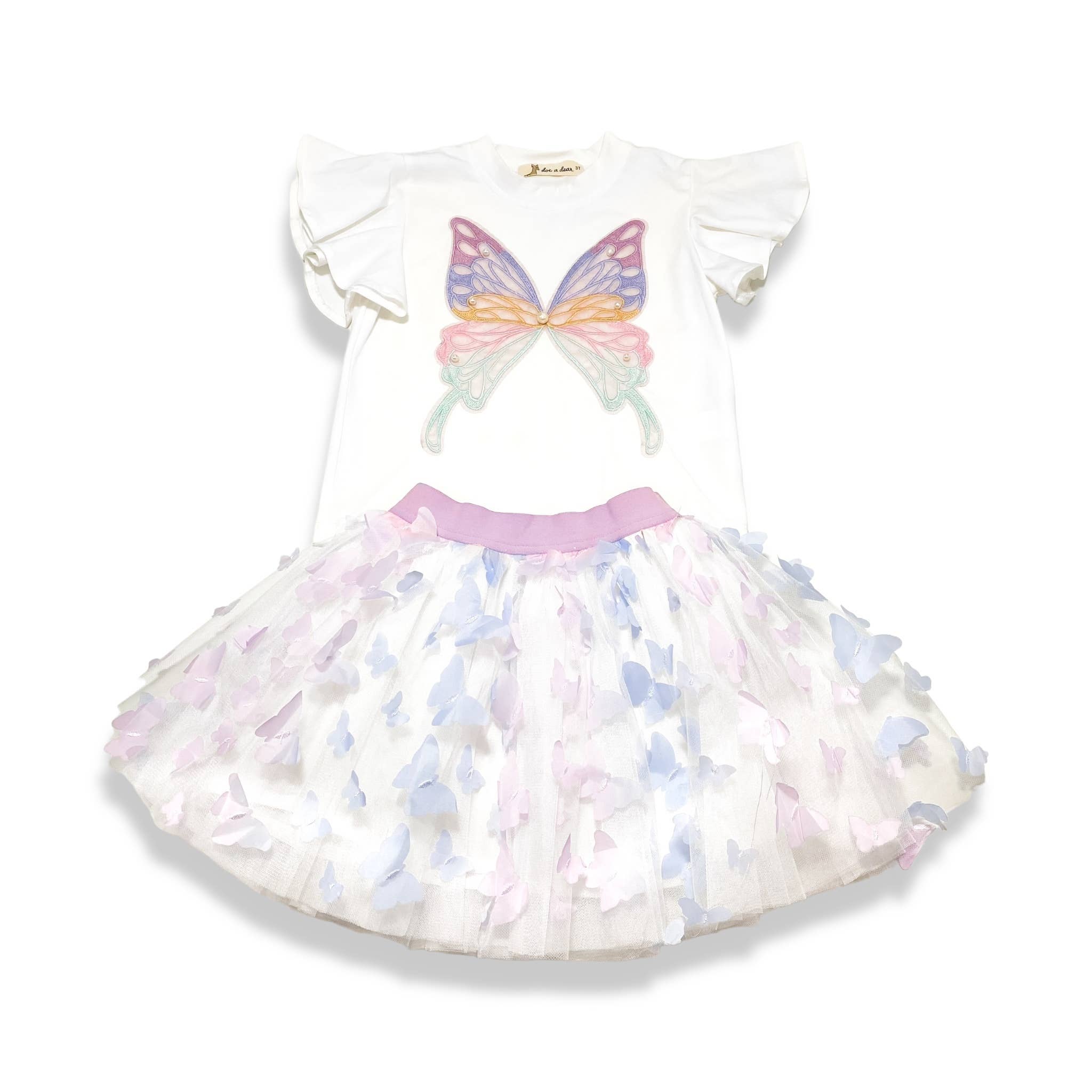 Doe a Dear - Wholesale Tutu - Kids - 17043-B 3D Butterfly Tutu (2 Colors)8