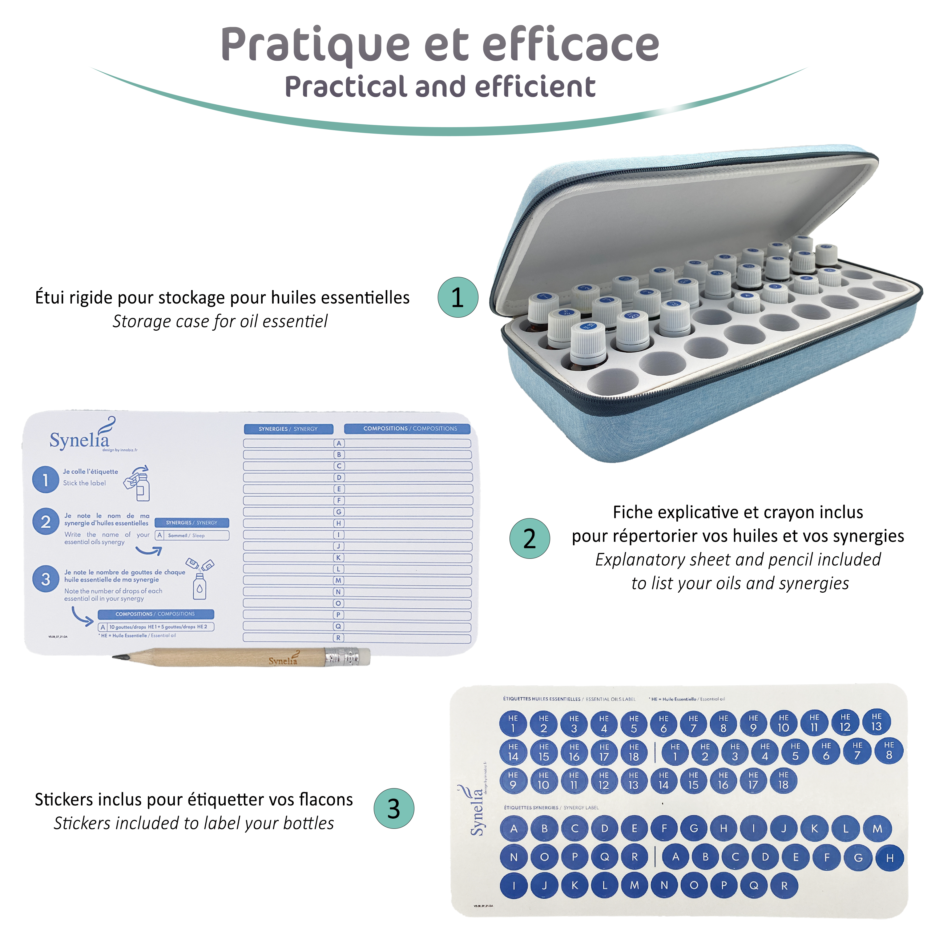 INNOBIZ - Wholesale Essential Oil - Synelia case 36 essential oils - Blue3