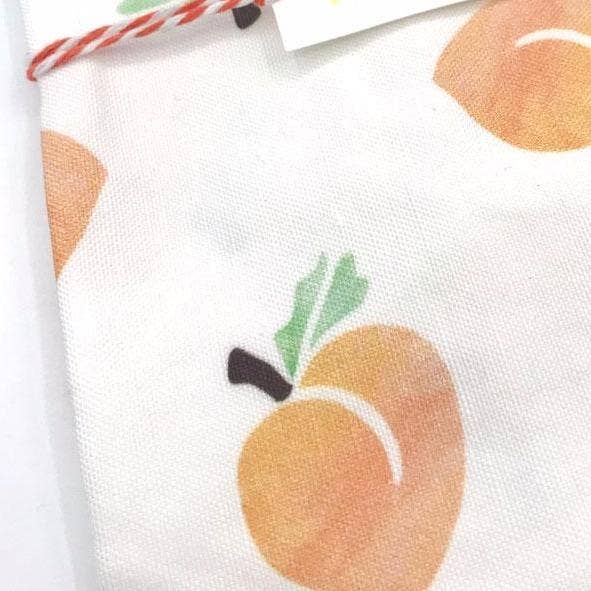 Sunny Day Designs - Wholesale Tea Towel - Peachy Keen Linen/Cotton Tea Towel2