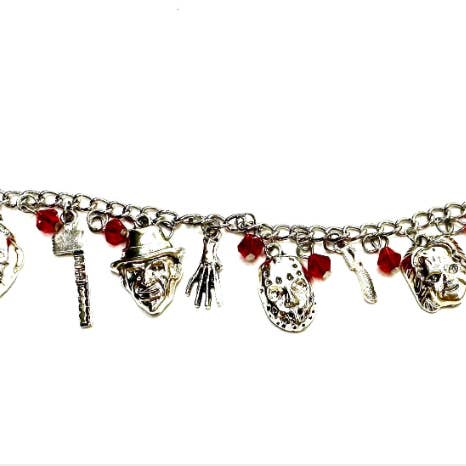 Murder Bracelets for Halloween - Freddy, Jason, IT, SCREAM! for wholesale by Dakopazh