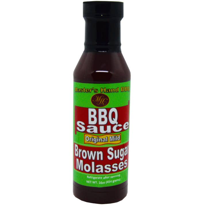 Original BBQ Sauce Jar 16oz Partial Case 40BO16 for wholesale by Master's Hand BBQ