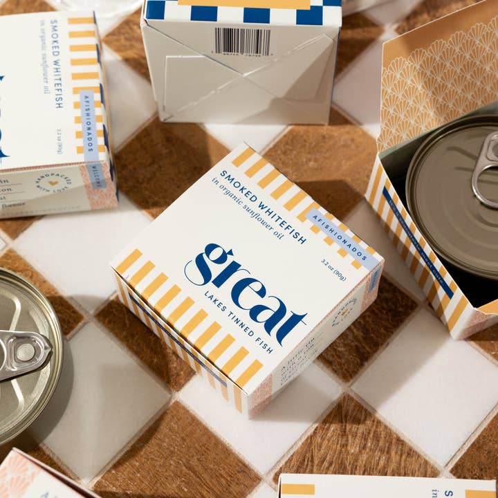 Great Lakes Tinned Fish - Wholesale Tinned Fish - Smoked Whitefish in Organic Sunflower Oil2