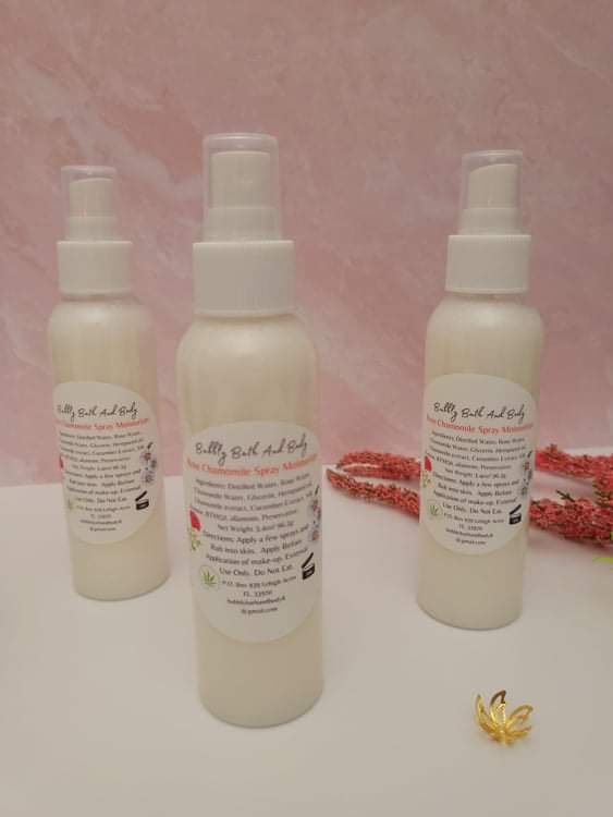 Crème hydratante en spray au chanvre et au bambou pour la vente par Bubbly Bath And Body LLC