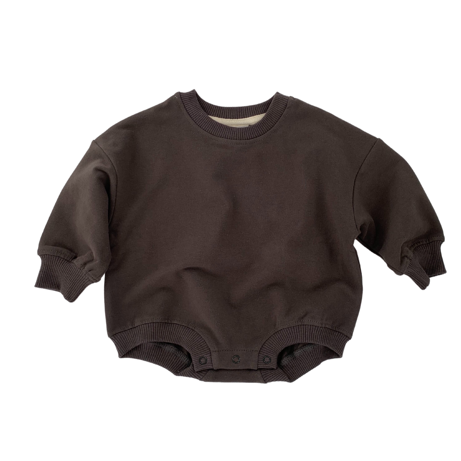 Addie Joy company - Wholesale Romper - Kids - Oversized Cozy Romper - Faded Black0