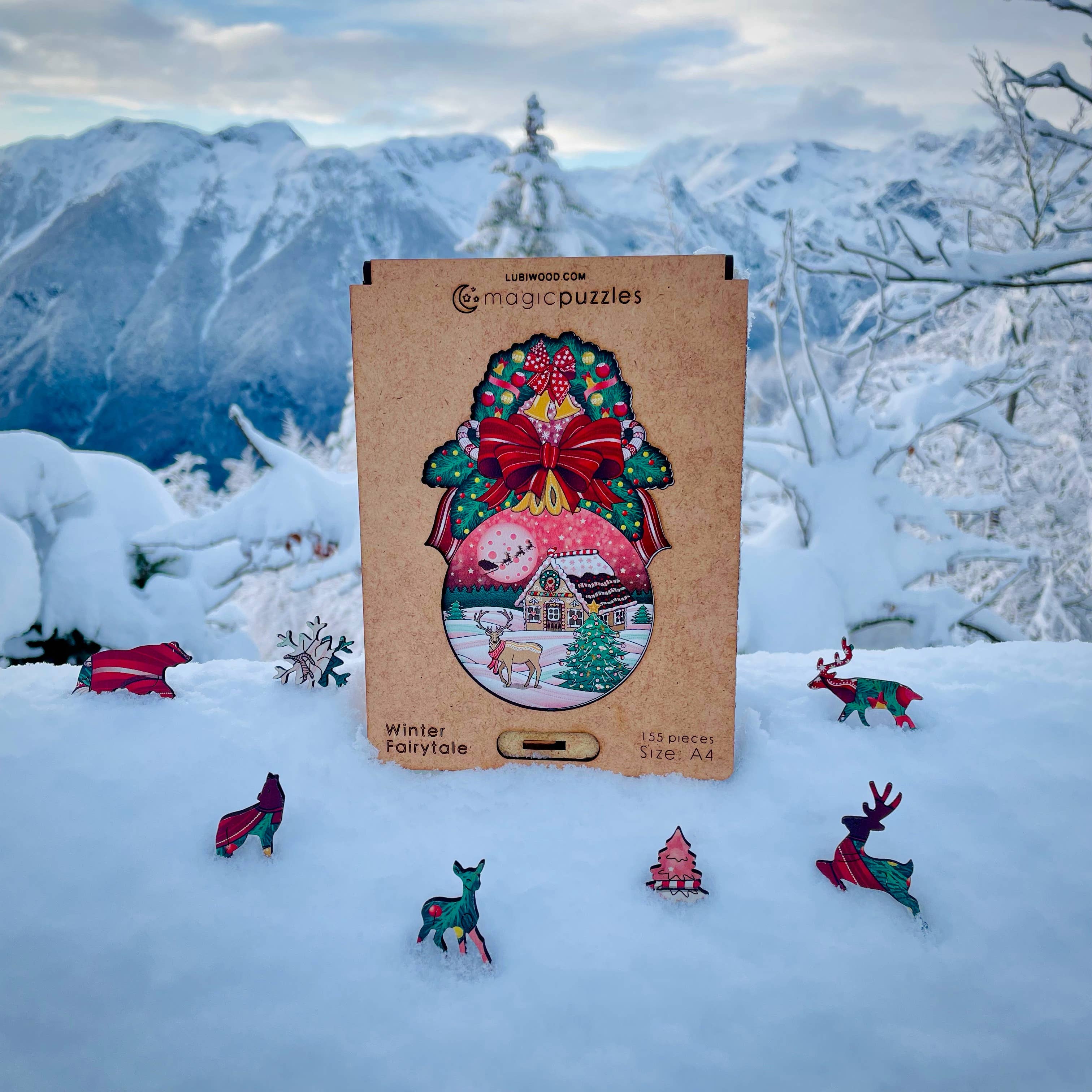 Lubiwood – wholesale Pussel - Vuxen – Winter Fairytale pussel i premiumlåda7