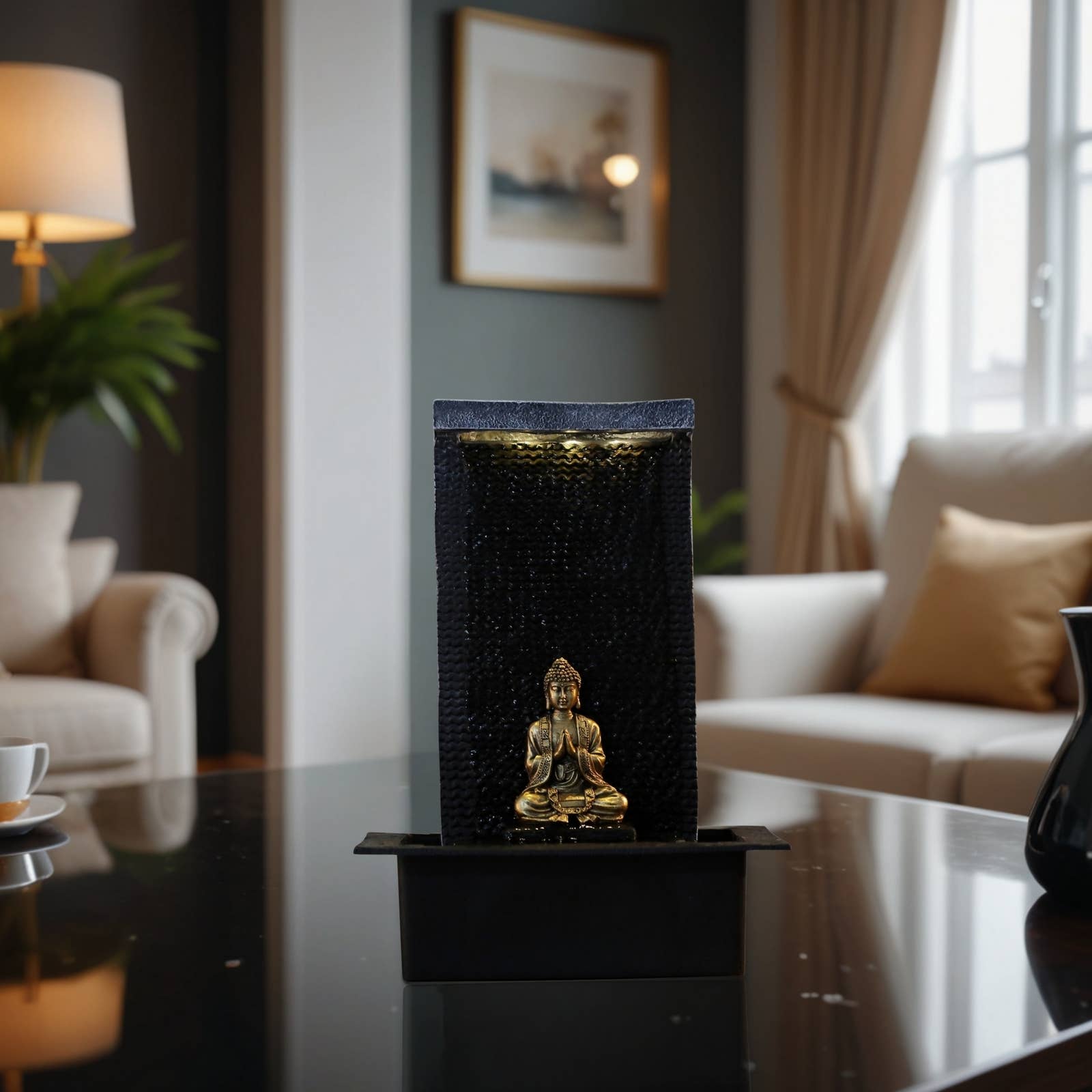 Zen'Arôme - Wholesale Decorative Tabletop Object - Feng Shui Decoration Indoor Fountain Buddha Zenitude4