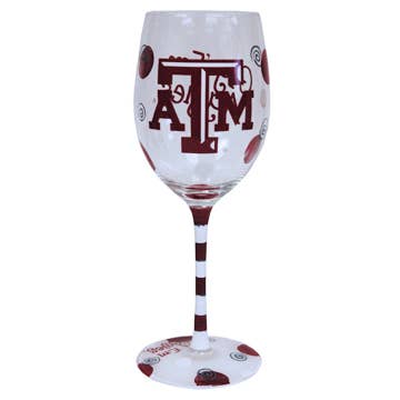 Verre à vin Texas A&m Aggies Drinkware pour la vente par Jenkins Enterprises