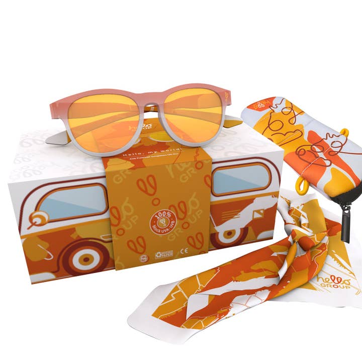 Óculos de sol polarizados para crianças com proteção UV por atacado de Janhooya