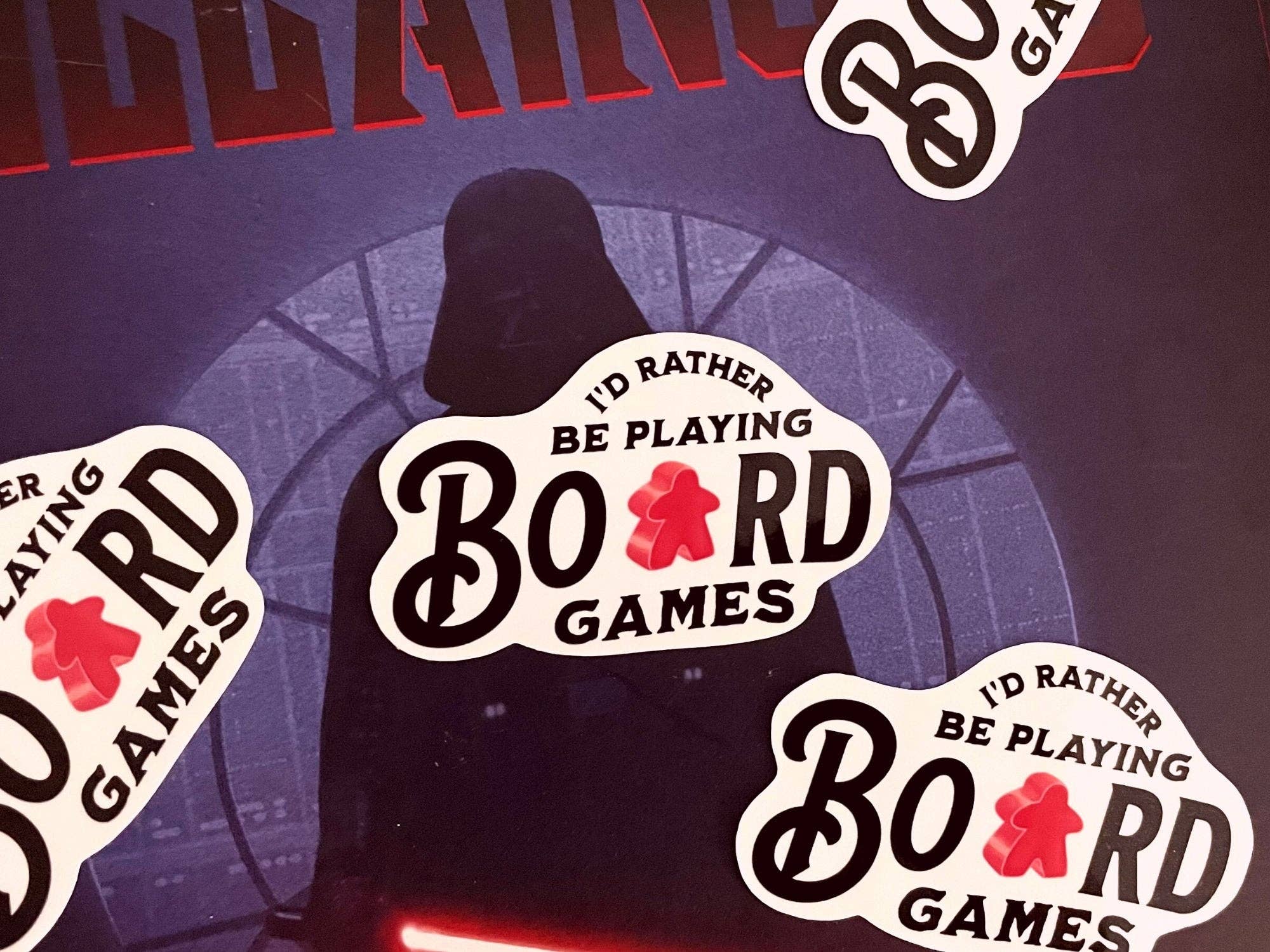 Minva Tabletop Design Co – wholesale Sticker – I'd Rather Be Playing Board Games Sticker6