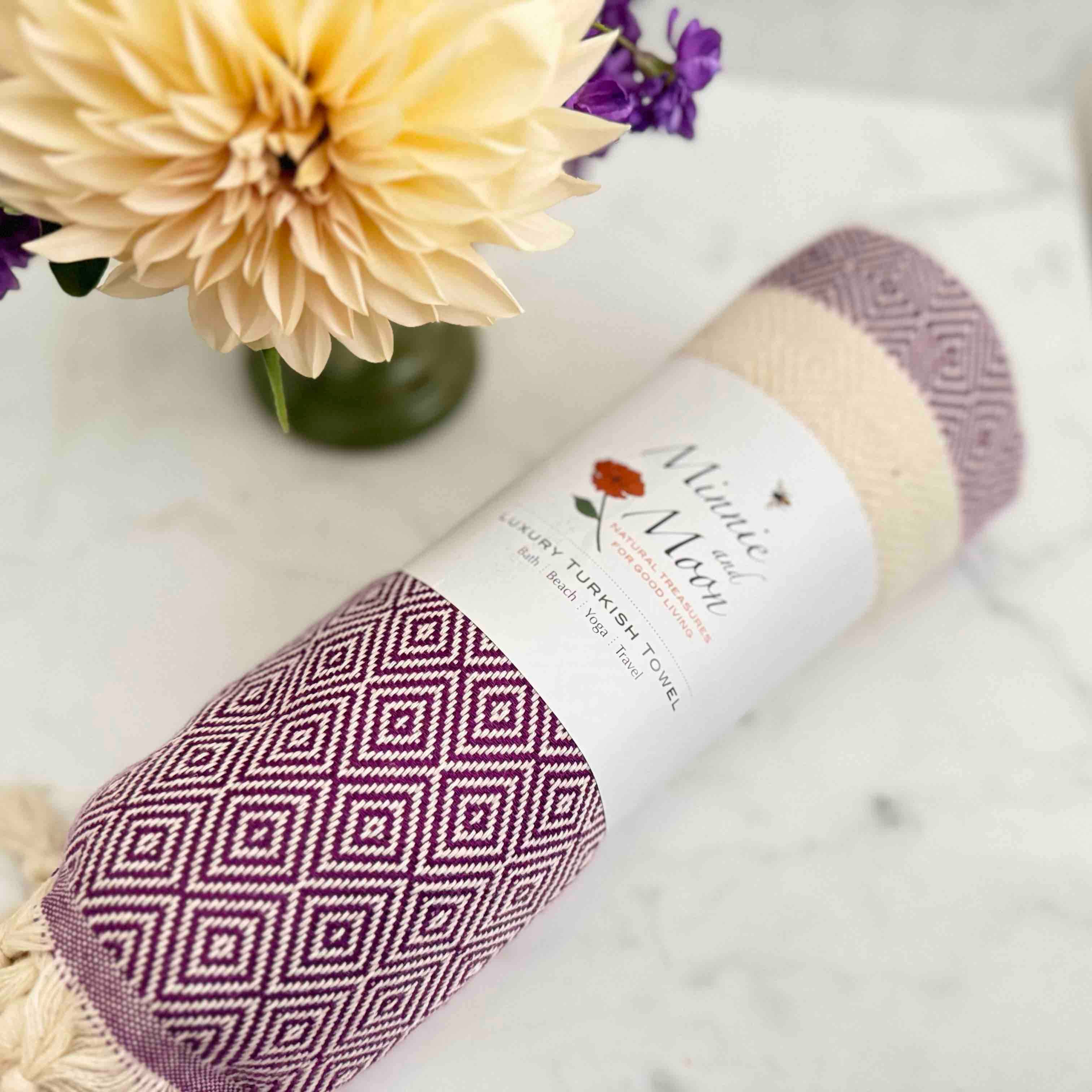 Minnie and Moon - Wholesale Beach Towel - Diamond Turkish Bath & Beach Towel11