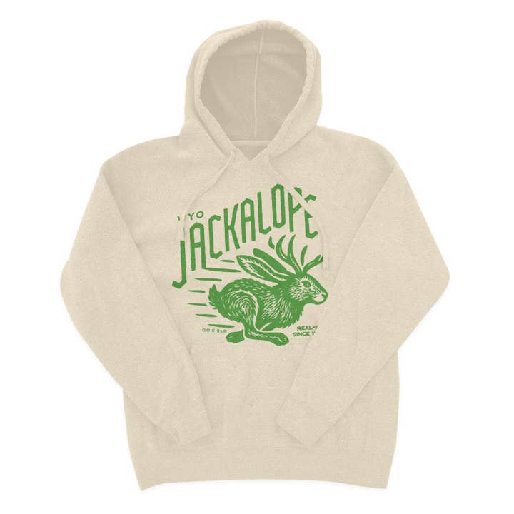 Local Myth Jackalope Unisex Hoodie for wholesale by Go Slo