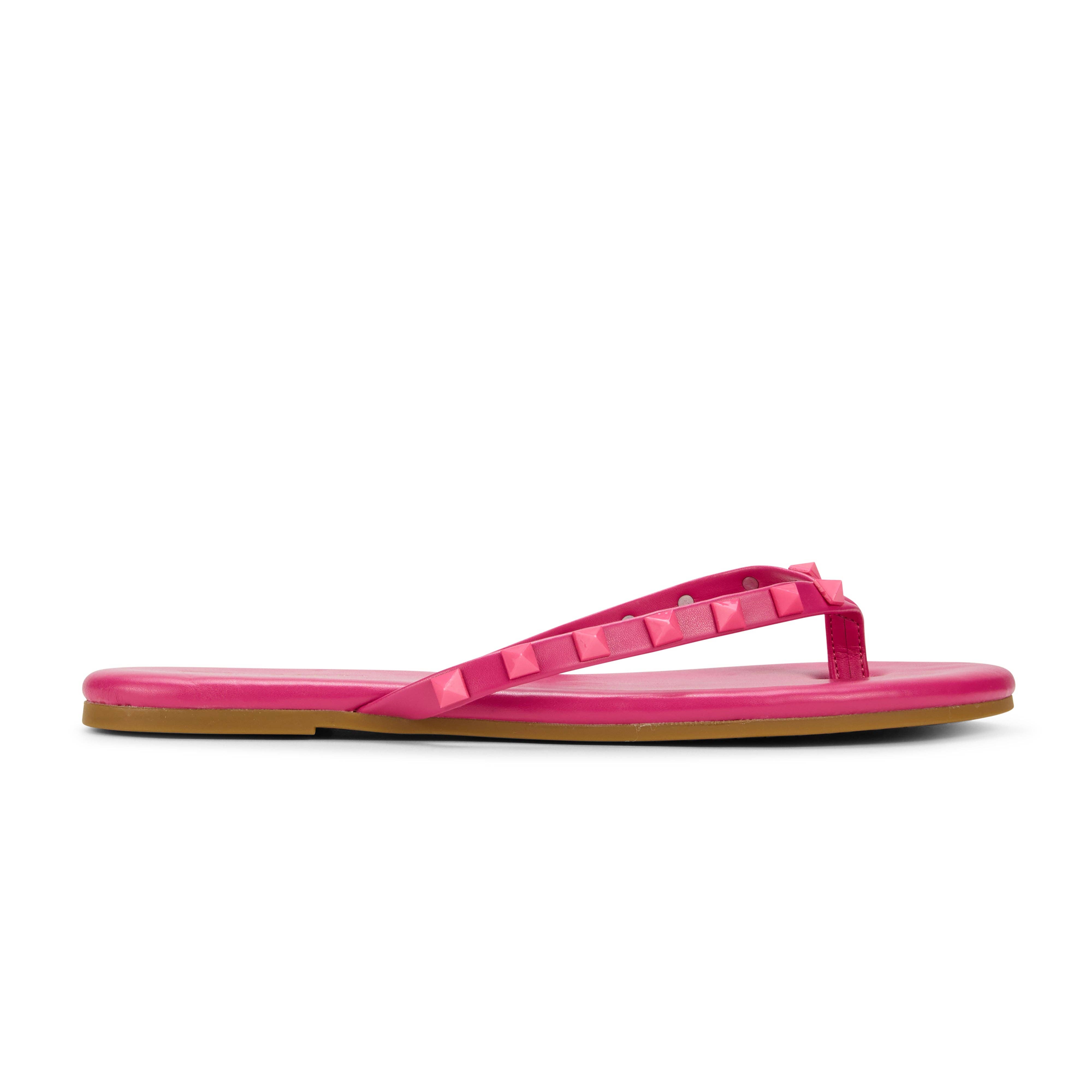 Fuchsia Rivington Stud Flip Flop i Fuchsia for engroshandel på Faire0