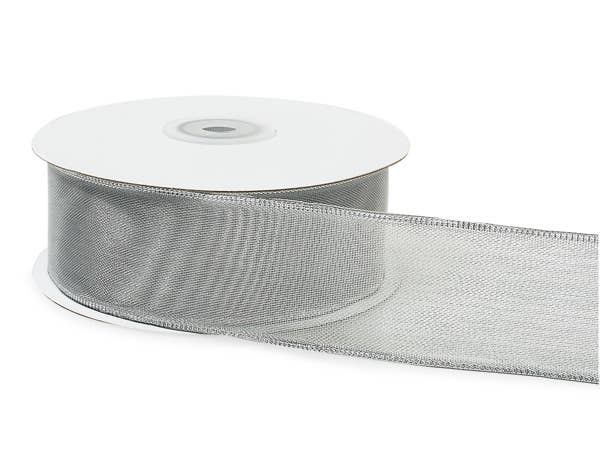 Nashville Wraps - Wholesale Ribbon - Gift Wrapping - Wired Metallic Edge Mesh Ribbon1