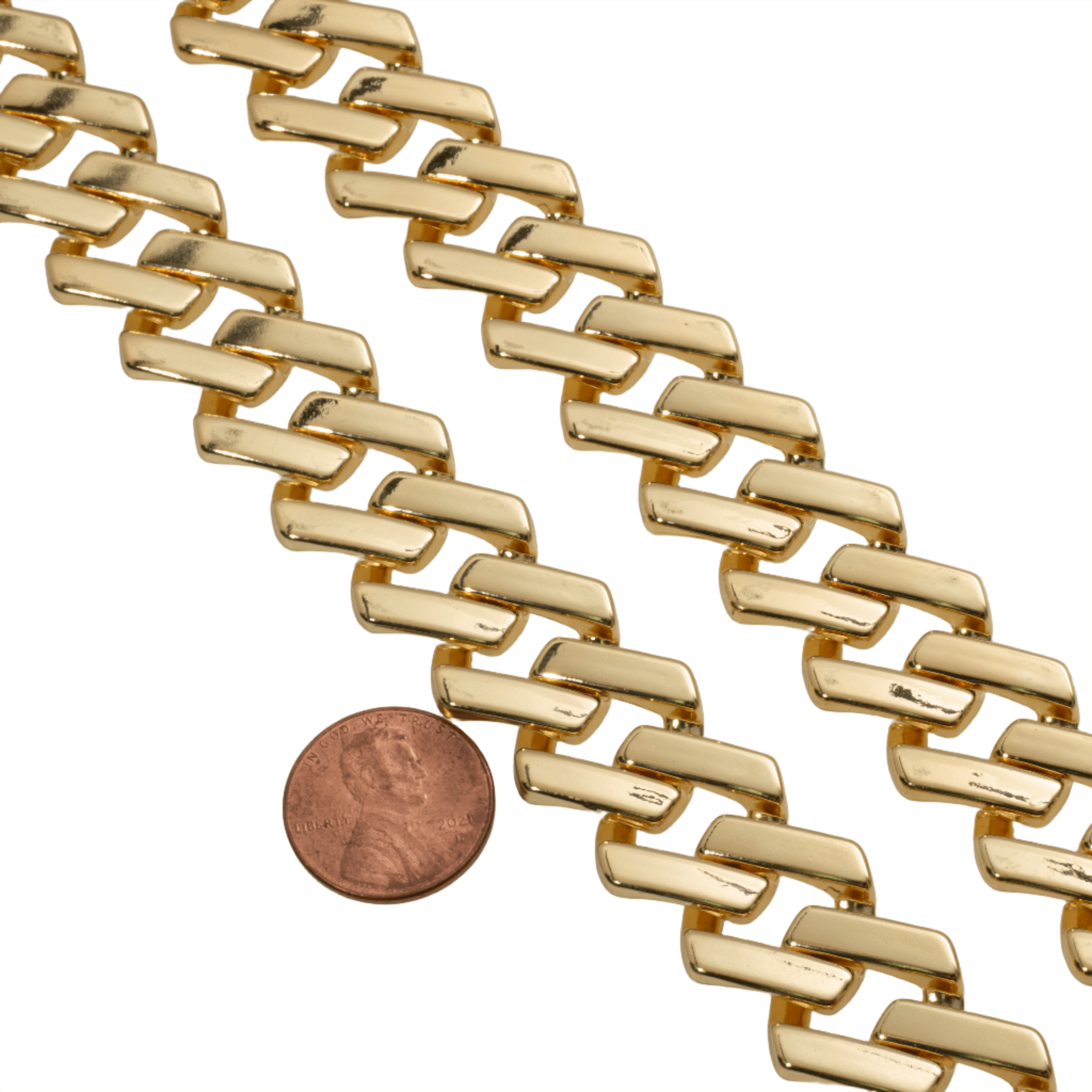 Continental Beads – wholesale Link & chain necklace – Cuban Link Chain - 19mm XL Size Curb Chain Multiple Colors - Per Foot2